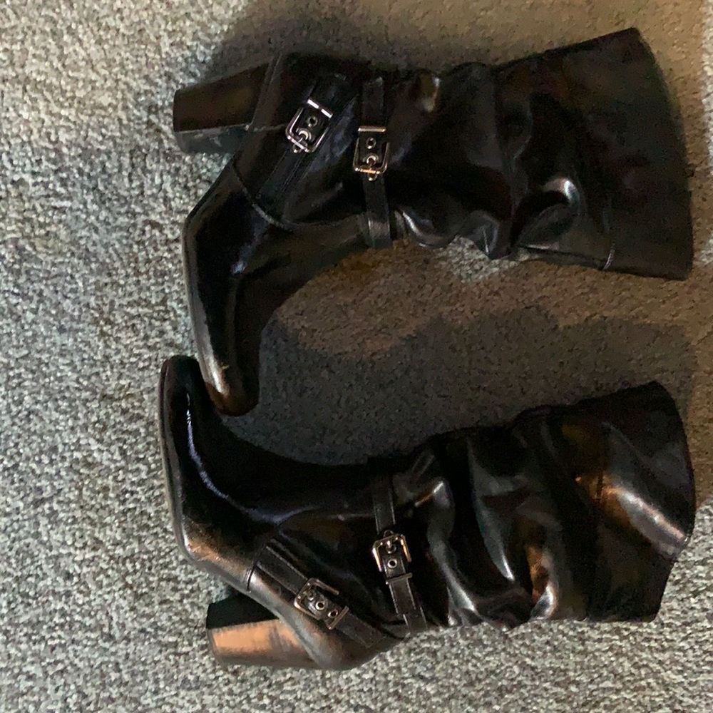Heeled boots.